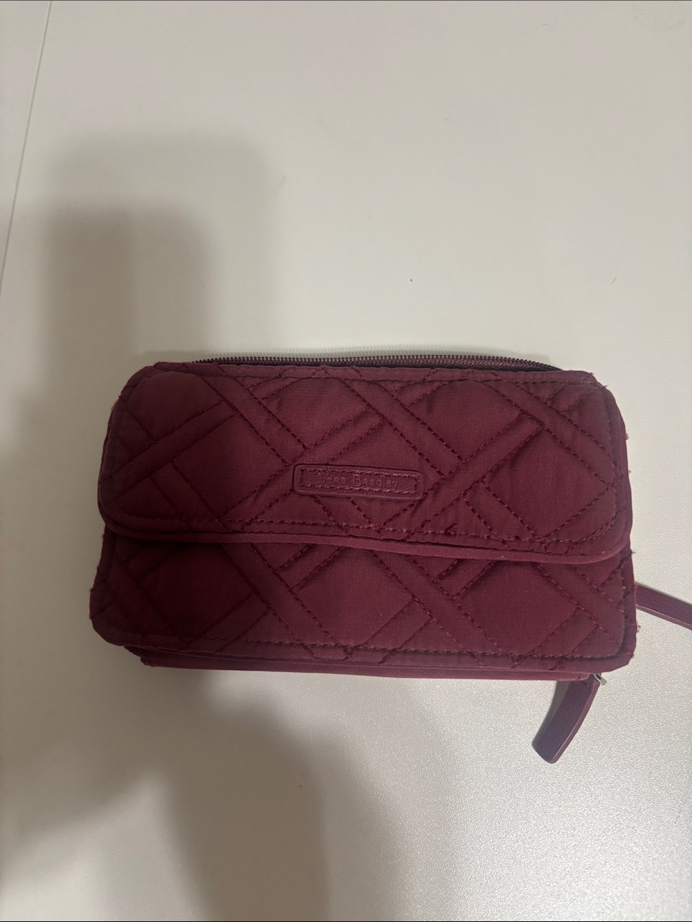Vera Bradley Plum Women's Crossbody Wallet